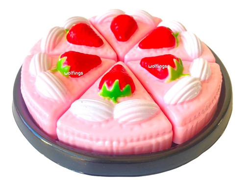 Imagen 6 de 10 de Torta Con Abrojo Comidita De Juguete Juego Comida Accesorios