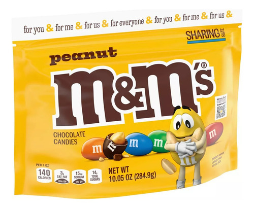 Chocolates M&m's Sharing Size Peanut 284.g