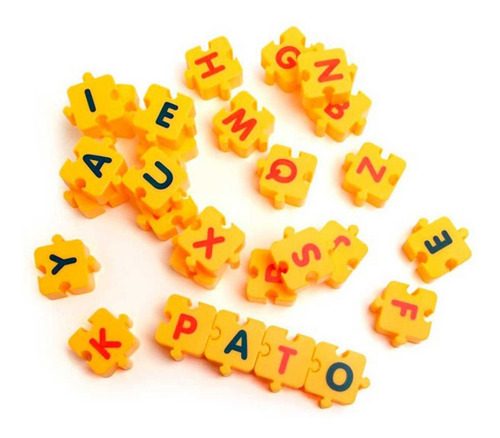 Imagem 2 de 2 de Kit Letras Alfabeto Elka 28 Peças