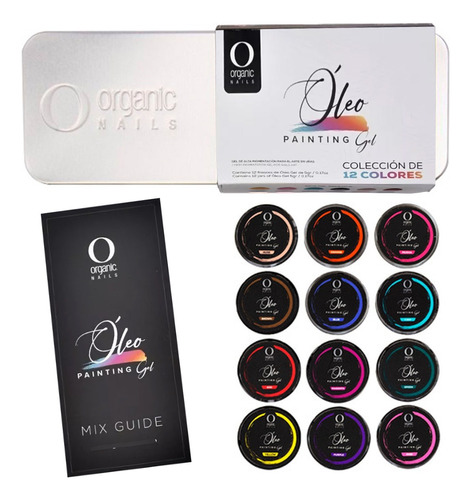 Colección Oleo Painting Gel 12 Colores 5gr Organic Nails 
