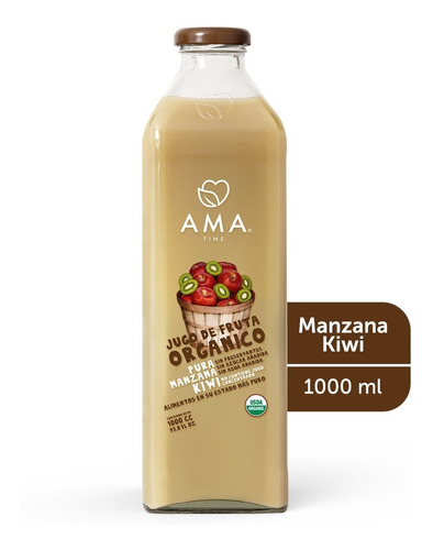 Ama Jugo Manzana Kiwi Organico 1lt