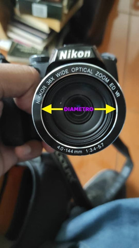Imagen 2 de 3 de Tapa De 58 Mm Diametro Lente Canon Ef-s 18-55 Mm