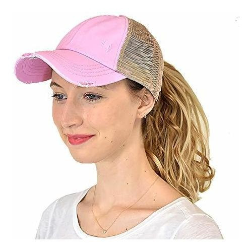 Ponycap Desordenado Alta Bun Ponytail Ajustable Gorro 2qm89