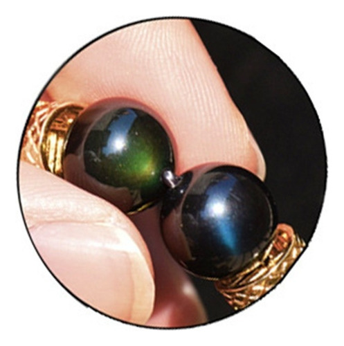 Feng Shui - Pulsera De Obsidiana Negra Pi Xiu - Cai Cai
