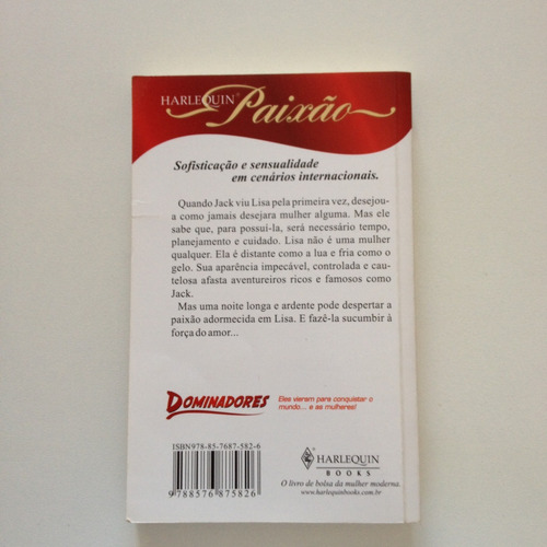 Imagem 2 de 2 de Livro Harlequin Paixão Dominadores Convite Ao Prazer Eei708