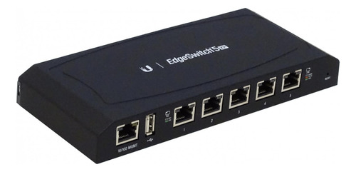 Switch Poe Ubiquiti 5 Puertos 1000 Mbps 24v Clickbox