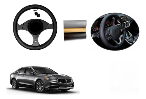 Cubre Volante Ajuste Exacto Acura Tlx 2018 A 2020 2021