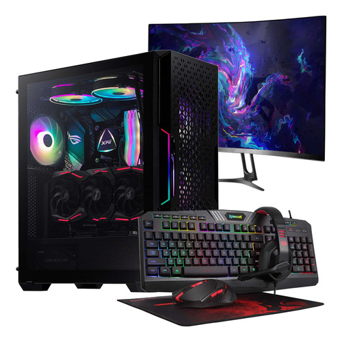 Kit Pc Monitor23.8 Gamer Ryzen7 5700x Ssd1tb Ram16gb Rtx4060