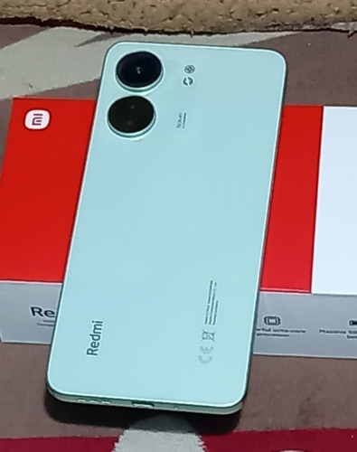 Redmi 13c, Color Verde, 4 Ram (expandible A 8), 256gb Memoria Interna, 5000mah De Batería,. (Usado)