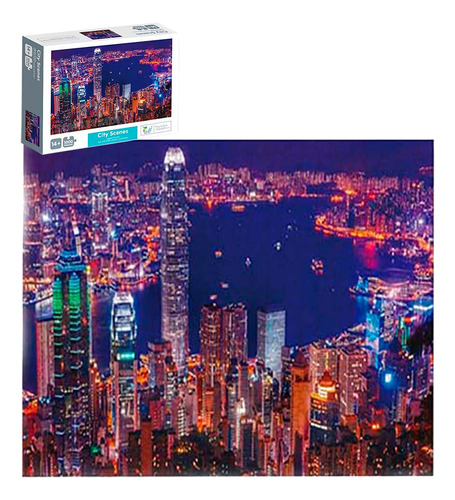 Puzzle Rompecabezas 1000 Piezas Hong Kong Jigsaw Scarletkids