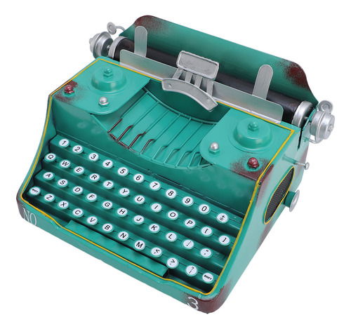 Modelo De Máquina De Escribir Retro Verde Verde, Arte En Met