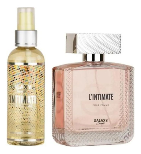 Kit L'intimate ( Perfume Eau De Parfum 100ml + Body Mist 100ml ) - Selo Adipec