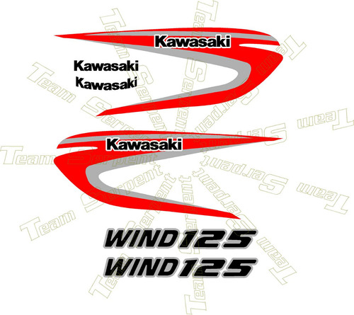 Calcomanias Moto Kawasaki Wind 125 