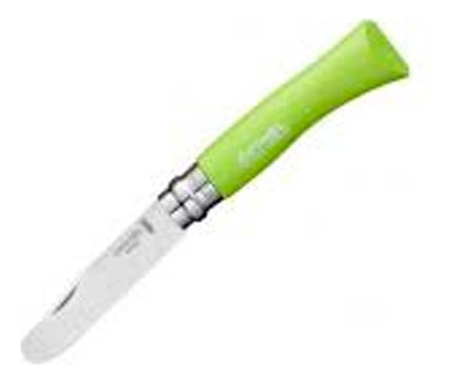 Navaja Opinel N.7 Acero Inoxidable Punta Redonda Verde