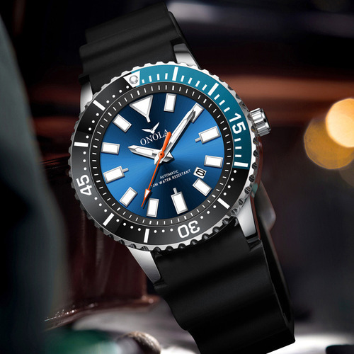 Reloj Mecánico Onola Luminous Con Calendario Analógico