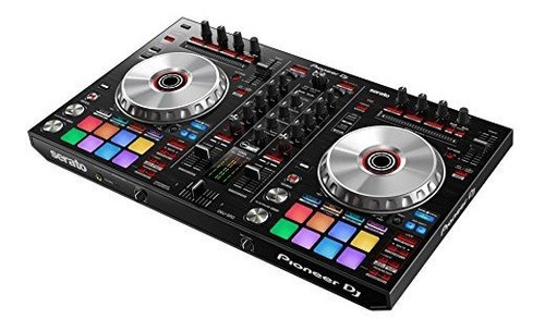 Controlador Portatil 2 Canal Para Serato Dj Negro