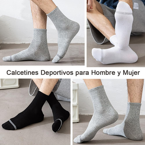 6 Pares De Calcetines Deportivos Para Hombre Y Mujer,