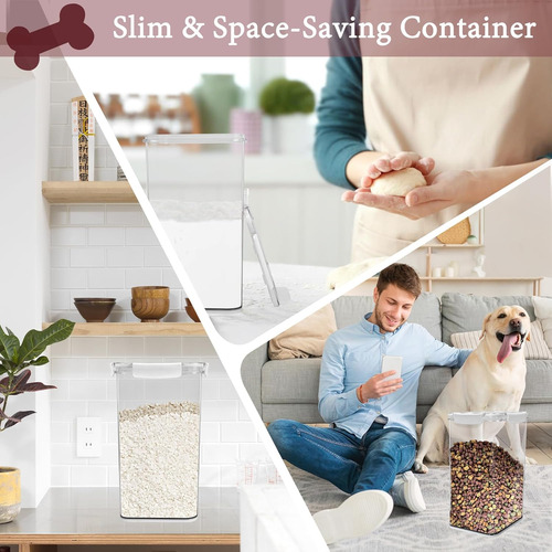 Contenedor De Almacenamiento De Comida Para Perros De 6 Libr