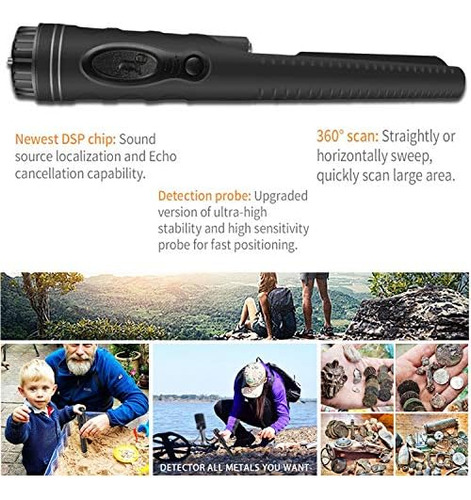 Totalmente Resistente Al Agua Pinpoint Detector De Metales P