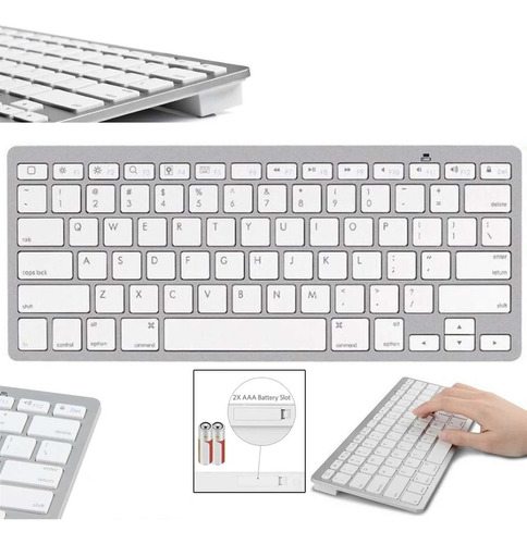 Teclado Bluetooth Inalambrico Notebook Tablet Celular Ios