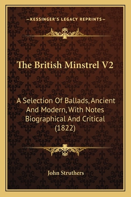 Libro The British Minstrel V2: A Selection Of Ballads, An...