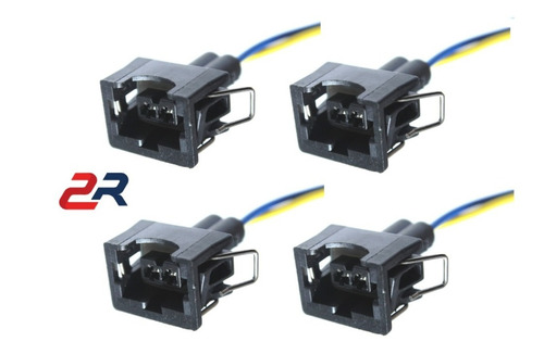 Conector Universal Inyector (4). Ford, Gm, Vw, Dodge. 