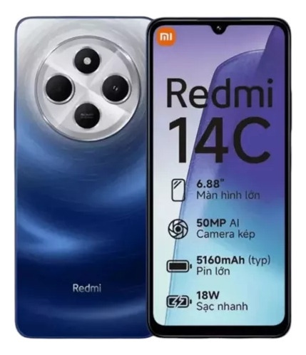 Xiaomi Redmi 14c Dual Sim 256gb 16gb Extendida Starry Blue Azul