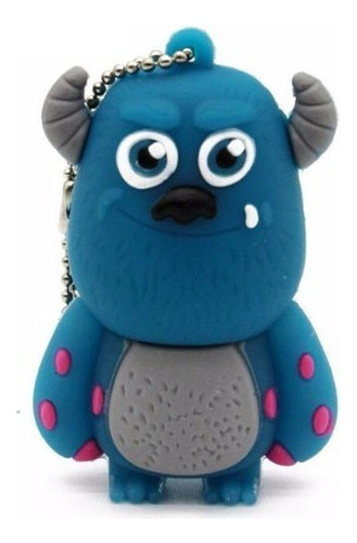 Pen Drive De 16 Gb Do Sulley Sullivan Monstros Sa Cor Azul