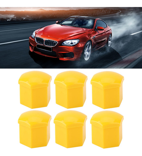 Protector De Tuercas Amarillas Para Ruedas De Coche, 20 Piez