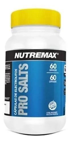 Pro Salts X 60 Cápsulas - Nutremax Electrolitos Sales