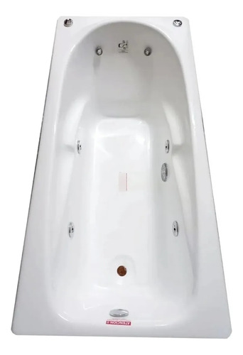 Hidromasaje Bañera Jacuzzi 170x70 Blanco 6 Jets Envio Gratis