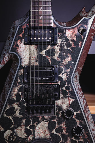 Guitarra Dean Dimebag Razorback Skulls (korea) - 2011 Destro Skulls Rosewood (Usado)