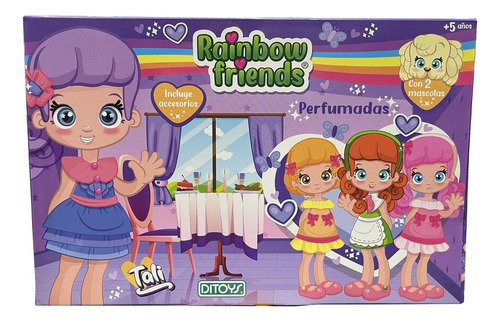 Rainbow Friends Muñeca Perfumada C/accesorios Ditoys Yamanca