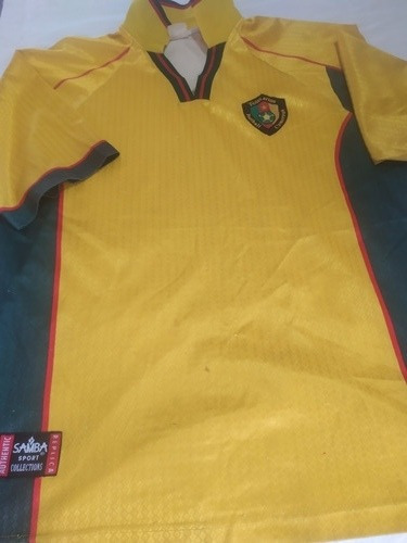 Camiseta Selección De Fútbol De Camerún Vintage Grande Xl 