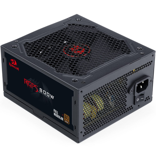 Imagen 3 de 9 de Fuente De Alimentación Para Pc Redragon Gc Series Gc-ps011 800w Black 100v/240v 80 Plus Bronze Modular