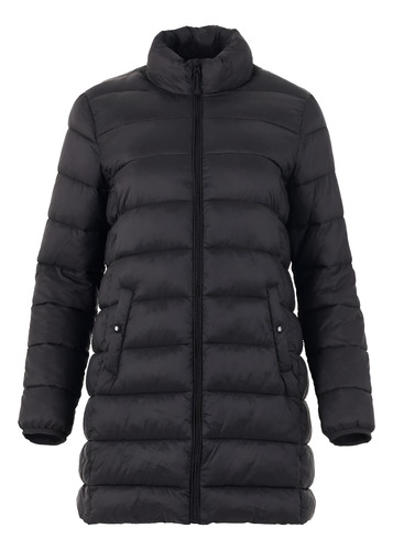 Campera Mujer Camperon Atomik Largo Inflada Puffer Dama