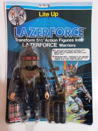 Lazer Force Black 1985 Sungold Tipo Motu Knockoff Retro