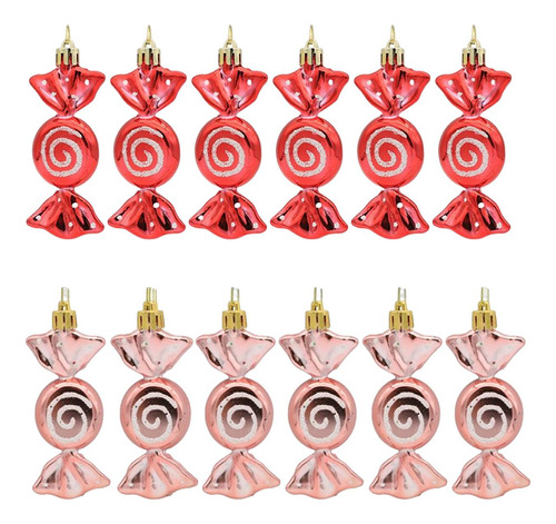 12 Piezas Dulces Adornos De Dulces Árbol De Navidad