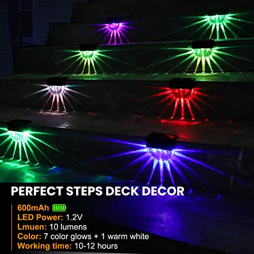 Luces Solares Para Cubiertas Exteriores - Juego De 8 Luces S