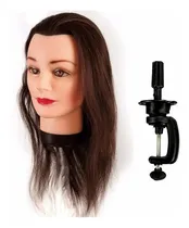 Comprar Cabeza De Práctica Peluquería Pelo Natural 50% Largo 50cm