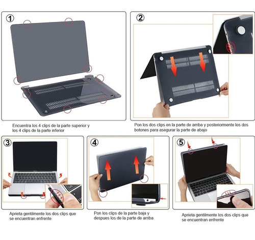 Imagen 7 de 7 de Carcasa Funda Case Para Macbook Pro 13 A1278 Watercolor