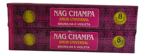 Incenso Massala Nag Champa Shakunthala Escolha Seu Aroma 3un Fragrância Baunilha E Violeta