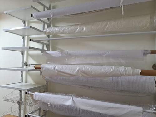 Cremalheira Para Tecidos E Prateleiras Branco (Usado)