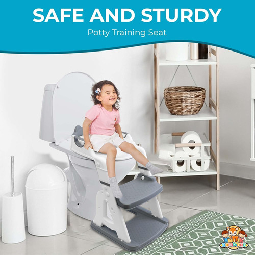 Asiento De Entrenamiento Para Ir Al Baño 2 En 1: ¡inodoro De