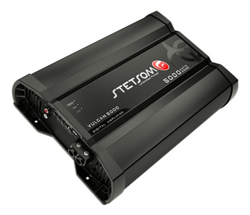 Amplificador Stetsom Vulcan 5000 Clase D 5000w Rms X 2 Ohms Color Negro