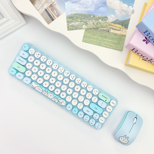 Mofii I-dou Pro Inalámbrico Kb&ms Azul Qwerty