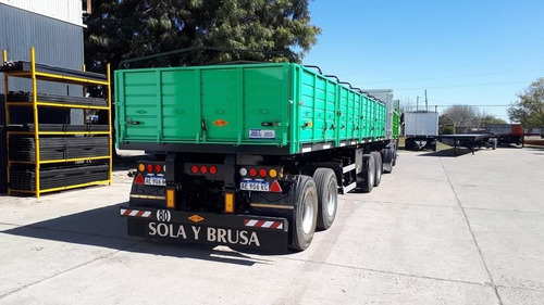 Acoplado Sola Y Brusa , Volcador Bilateral , 4 Ejes. 0km