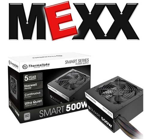Fuente de alimentación para PC Thermaltake Technology Smart Series SP-500AH2NKW 500W black 100V/240V