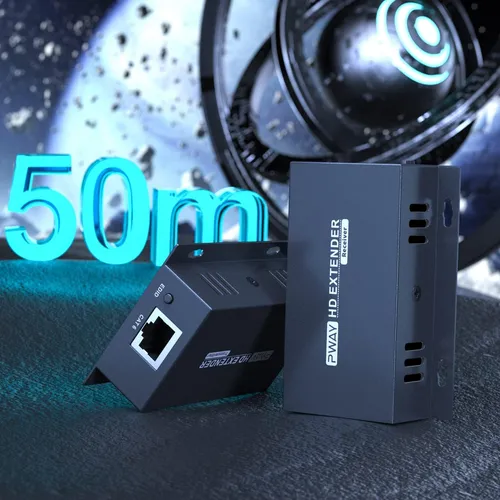 Pwaytek Hdmi Extender Hdmi Over Ethernet 1080p, Adaptador A