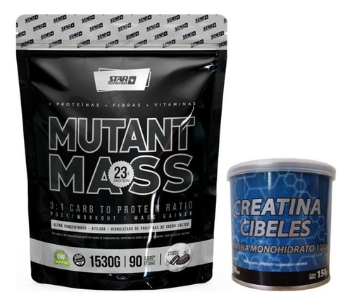 Mutant Mass Star Nutrition 1,5kg + Creatina Cibeles 150g